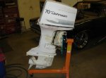 johnson 70 on stand.JPG