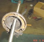 1969, 40 HP Evinrude, Impeller Removal, With Electric Shift (18).JPG