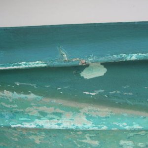 crack in left hull