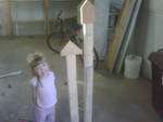 schae blocks...she is so proud of this!