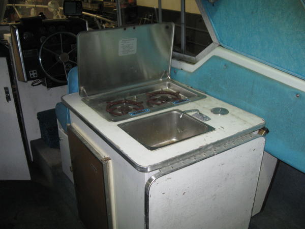 The old kitchenette